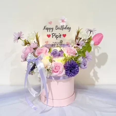 Bloom Box Akrilik Ucapan Ulang Tahun Kabupaten Tangerang